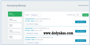 Dedy Akas 7 Panduan Cara Daftar Hosting Baru di IDwebhost