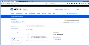 Dedy Akas Website Tips and Tricks Meningkatkan Traffic Website Pada Alexa
