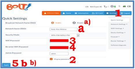 Cara Mengganti Password Pada Bolt - Dedy Akas Website