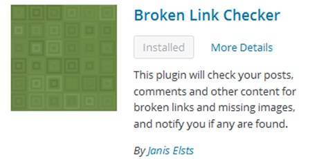 Plugin Broken Link Checker - Dedy Akas Website