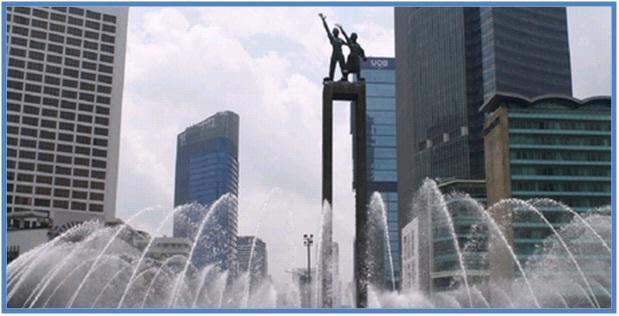 Monumen Selamat Datang Jakarta - Bundaran Hotel Indonesia