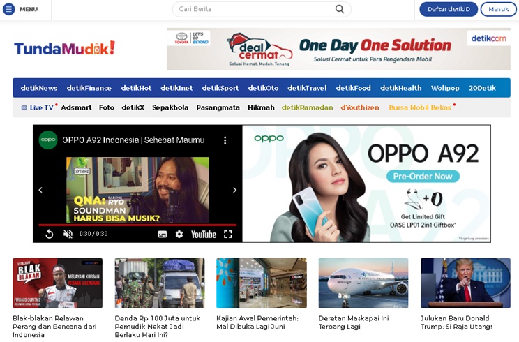Situs-Situs Detik-Detik dot com yang Menggurita